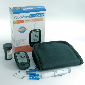 Apexbio aparat za merenje koncentracije glukoze u krvi Glucosure Autocode 1/50