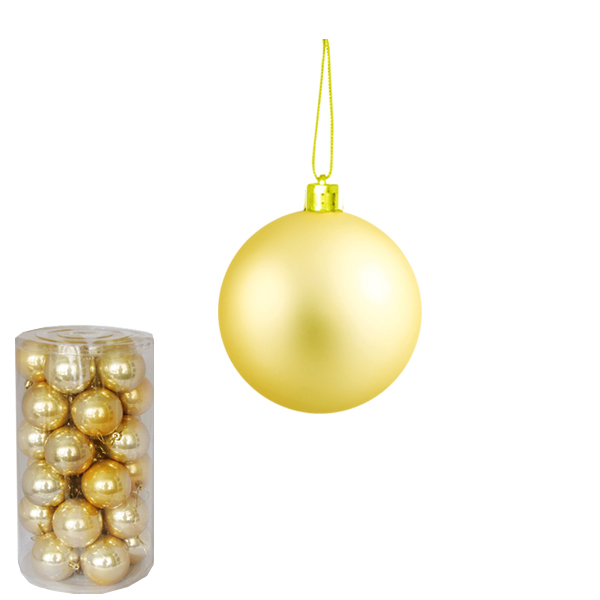 Novogodišnje zlatne kugle prečnika 5 cm u pakovanju od 30 komada-1