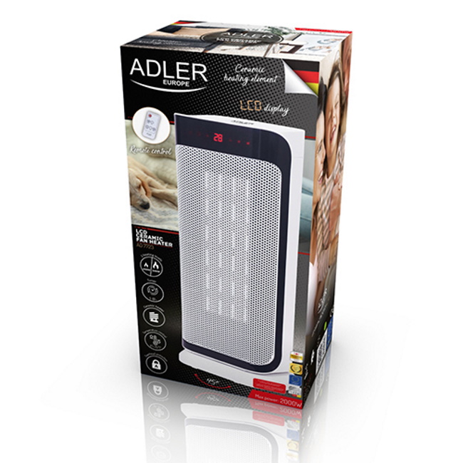 Adler keramička grejalica sa LCD ekranom AD7723-9
