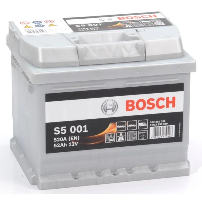Bosch akumulator S5 12V 52Ah 0092S50010