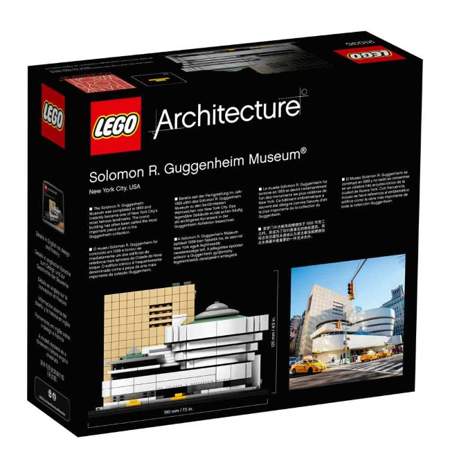 Lego Architecture set Solomon R. Guggenheim muzej LE21035-9