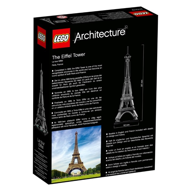 Lego Architecture set The Eiffel Tower LE21019-9