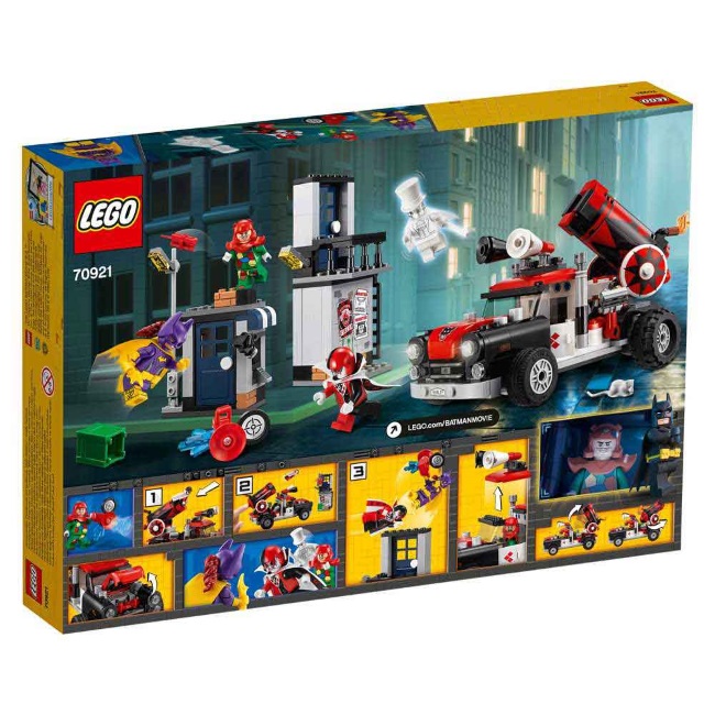 Lego set Batman movie Harley Quinn cannoball attack LE70921-9