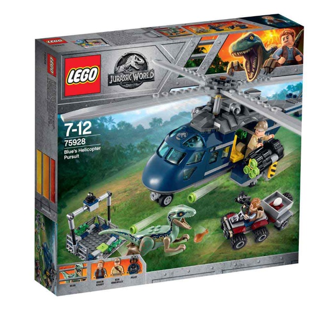 Lego set Jurassic world blue-7