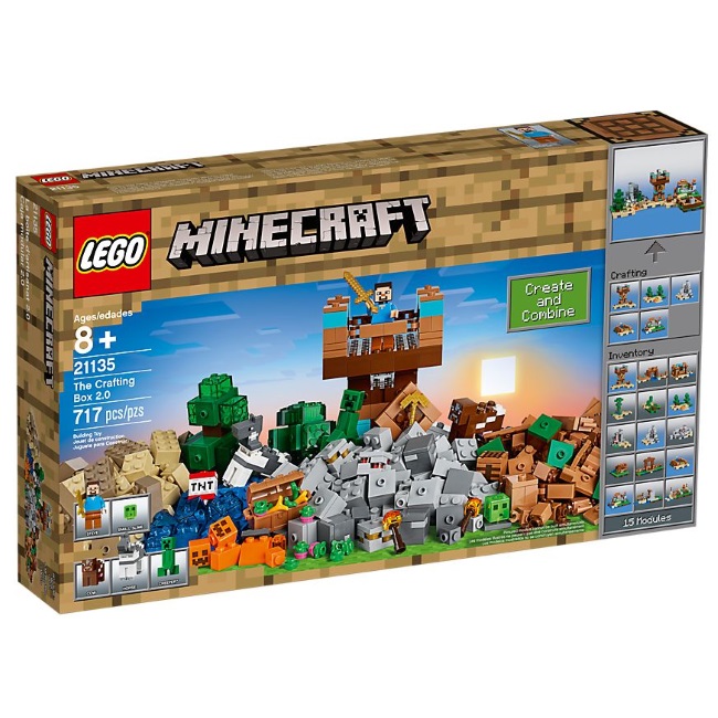 Lego set Minecraft the crafting box 2.0 LE21135-7