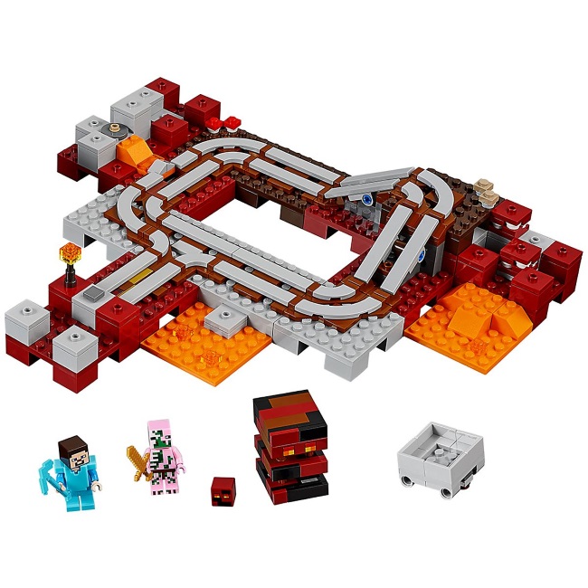 Lego set Minecraft the nether railway LE21130-1