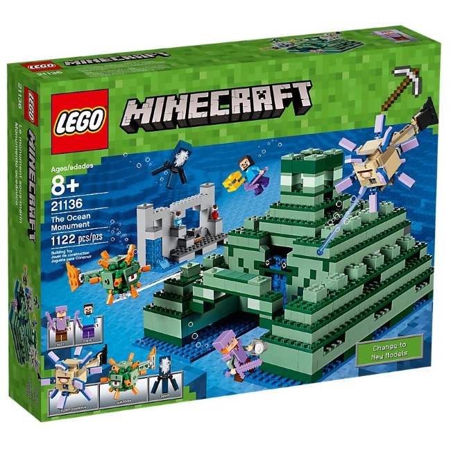Lego set Minecraft the ocean monument LE21136-7