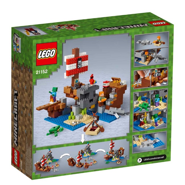 Lego set Minecraft the pirate ship adventure LE21152