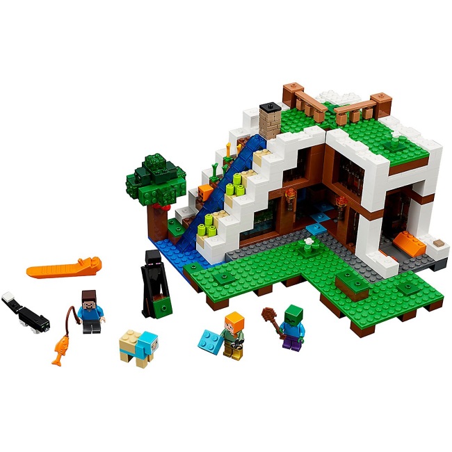 Lego set Minecraft the waterfall base LE21134-1