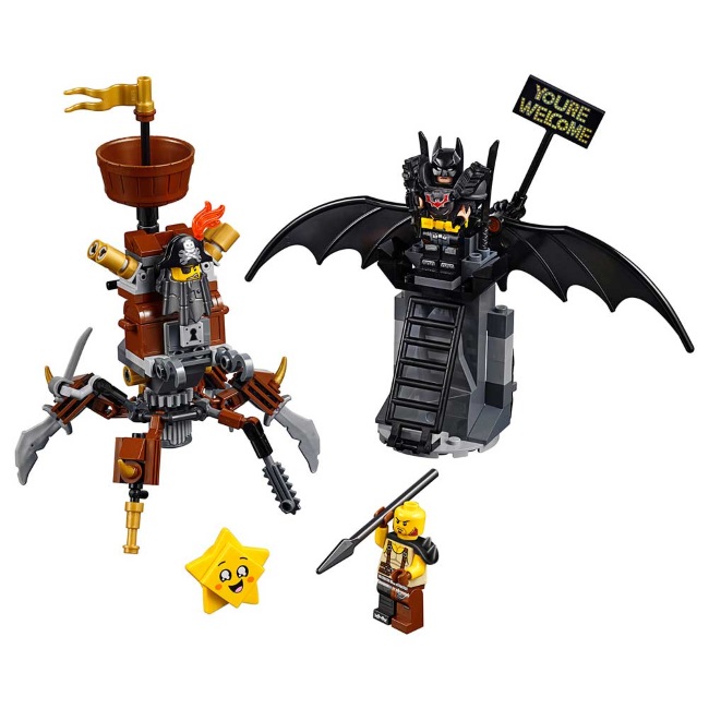 Lego set Movie battle-ready Batmen and  MetalBeard LE70836-1