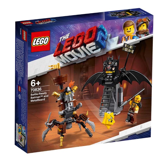 Lego set Movie battle-ready Batmen and  MetalBeard LE70836-3