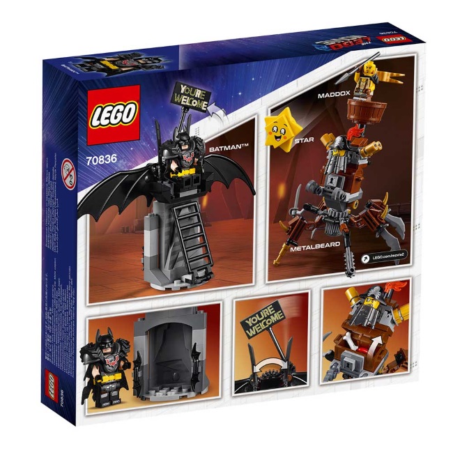 Lego set Movie battle-ready Batmen and  MetalBeard LE70836-5