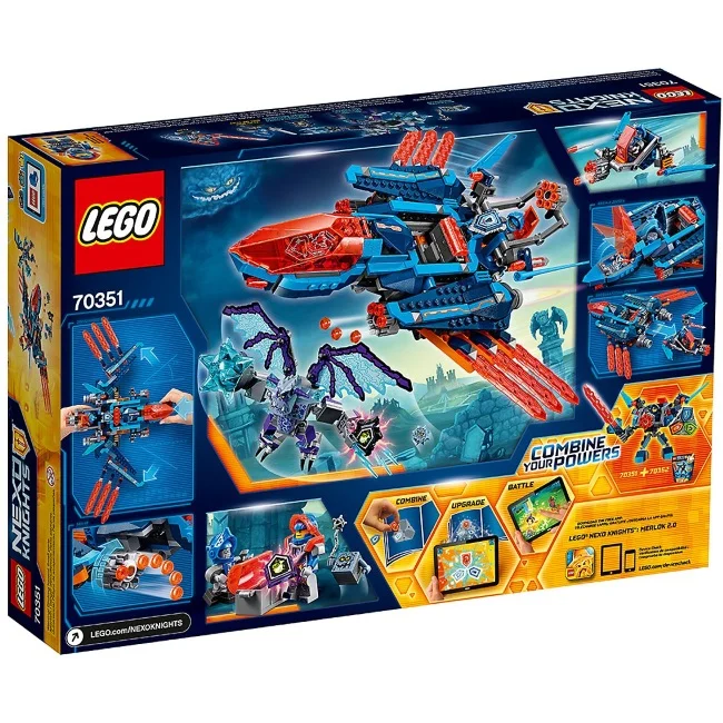 Lego set Nexo knights Clays falcon fighter blaster LE70351 Lego set Nexo knights Clays falcon fighter blaster LE70351