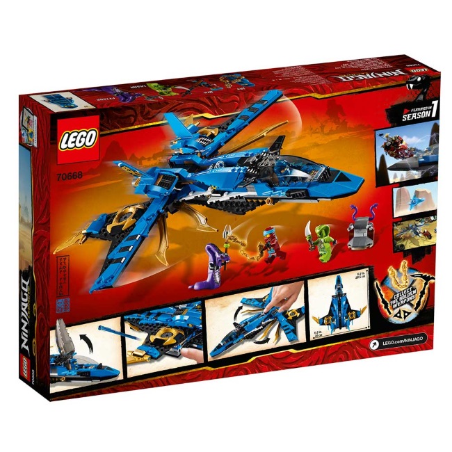 Lego set Ninjago Jays storm fighter LE70668-9