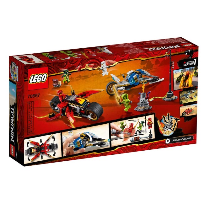 Lego set Ninjago Kais blade cycle & Zane-9