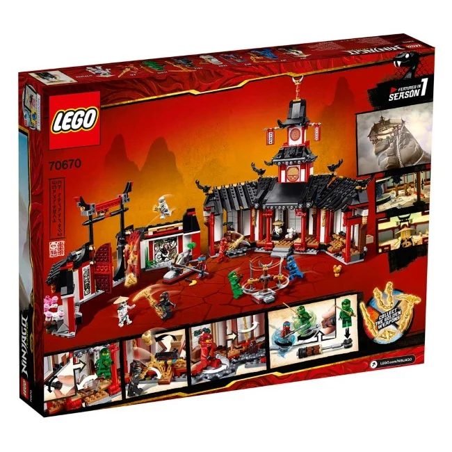 Lego set Ninjago monastery of spinjitzu LE70670 Lego set Ninjago monastery of spinjitzu LE70670