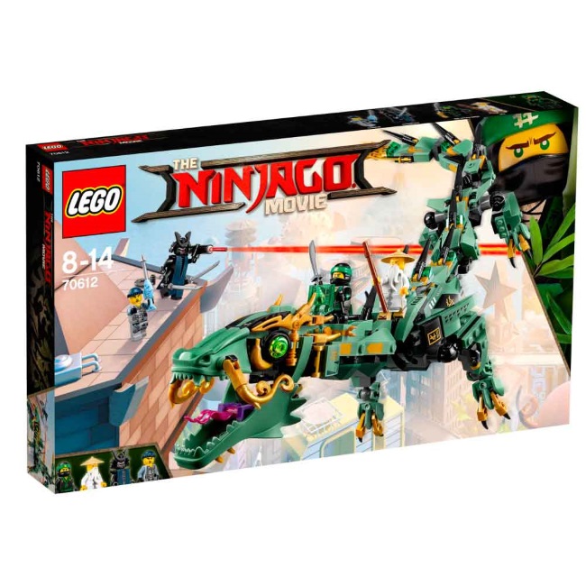 Lego set Ninjago movie green ninja mech dragon LE70612-3