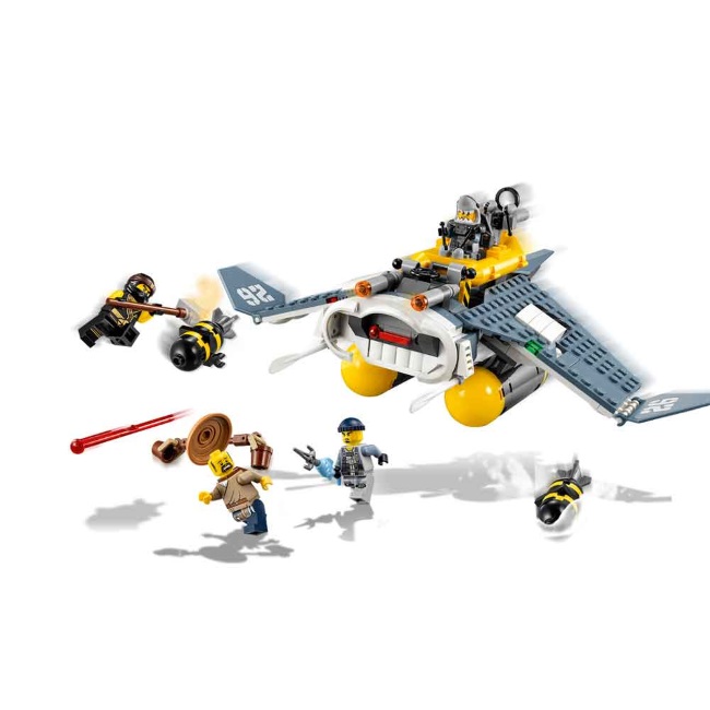 Lego set Ninjago movie manta ray bomber LE70609-1