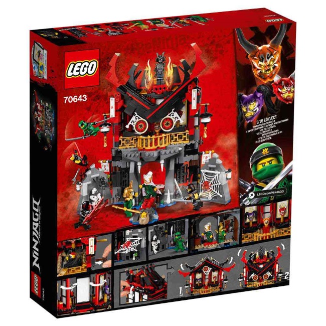 Lego set Ninjago temple of resurrection LE70643-9