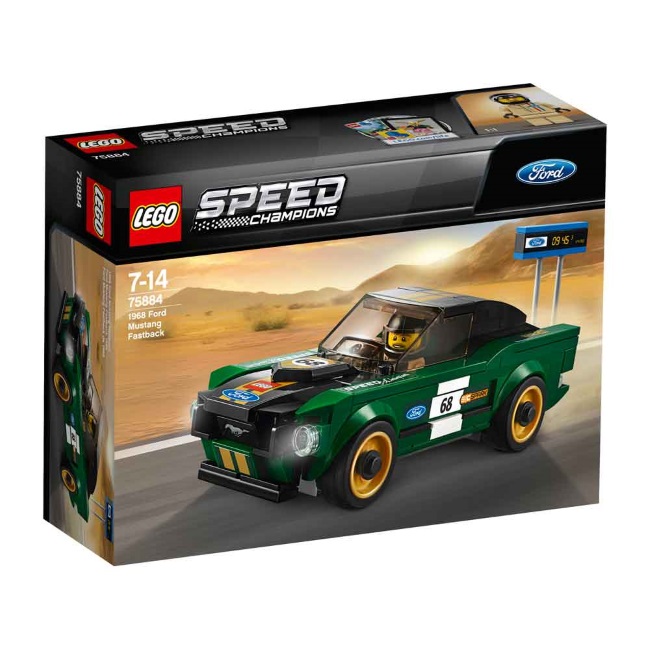 Lego set Speed Champions 1968 Ford Mustang Fastback LE75884-5