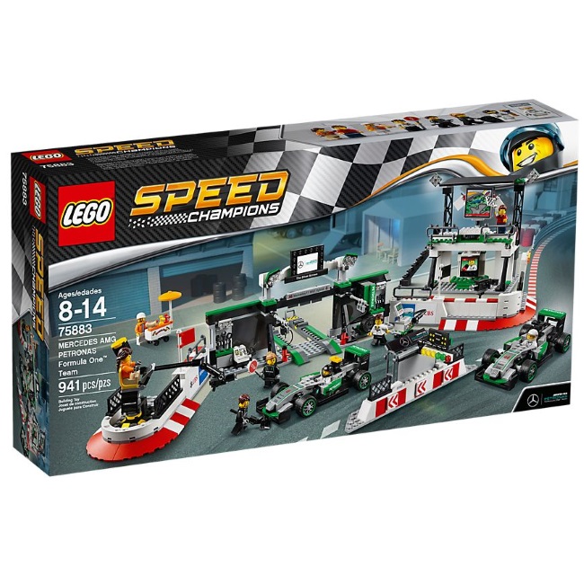 Lego set Speed Champions Mercedes AMG petronas formula one team LE75883-7