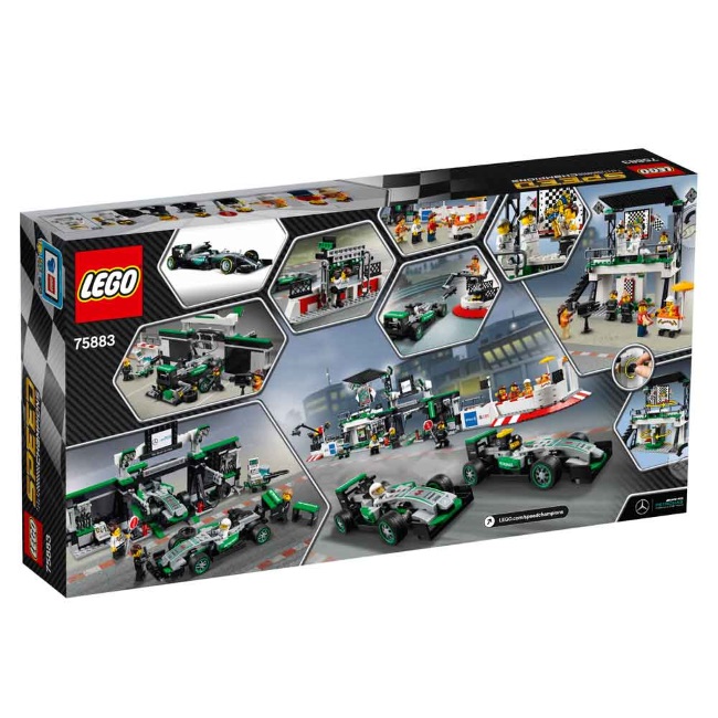 Lego set Speed Champions Mercedes AMG petronas formula one team LE75883-9