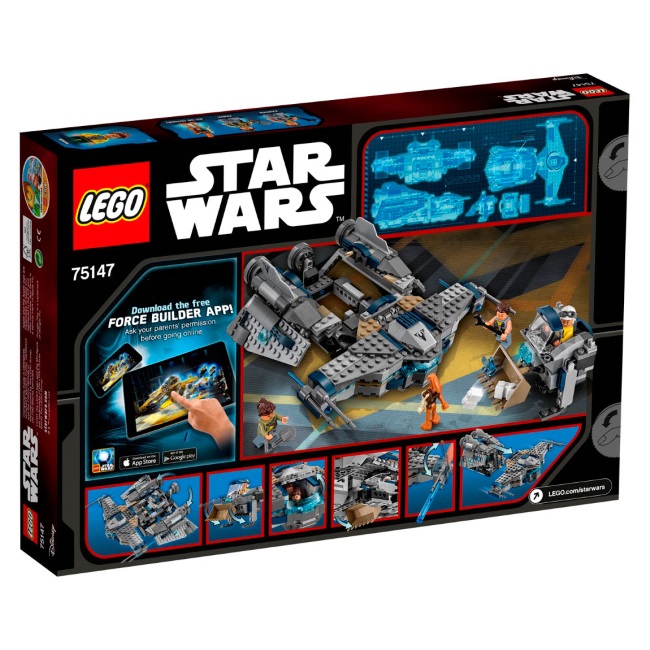 Lego set Star Wars StarScavenger LE75147-9