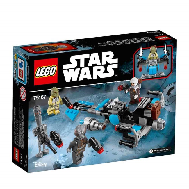 Lego set Star Wars bounty hunter speeder bike battle pack LE75167-9