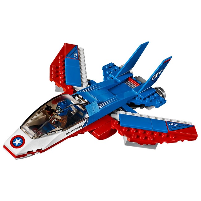 Lego set Super heroes Captain America_ et pursuit LE76076-3