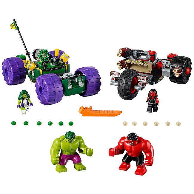 Lego set Super heroes Hulk vs. Red Hulk LE76078-1