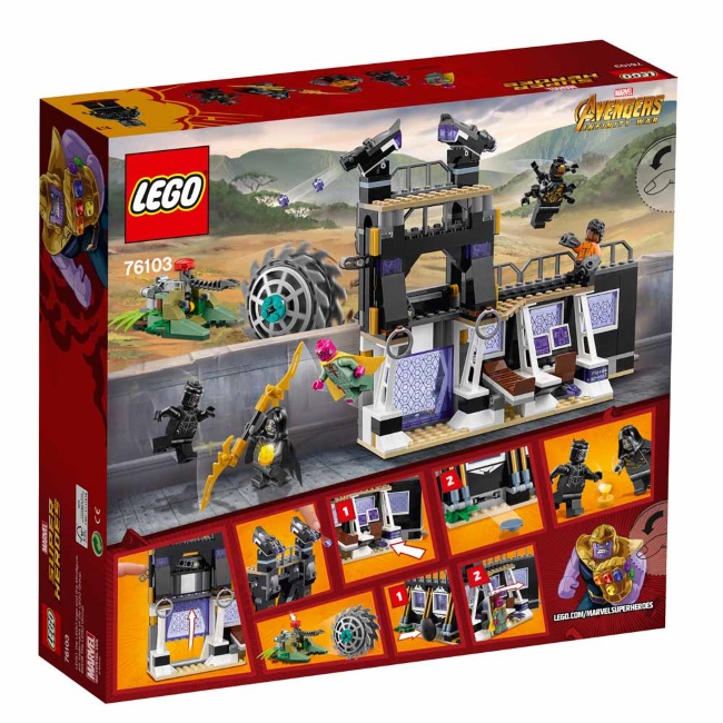 Lego set Super heroes corvus glaive thresher attack LE76103-9