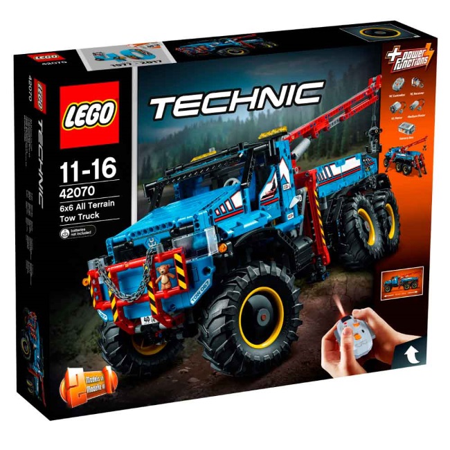 Lego set Technic 6x6 all terrain tow truck LE42070-7