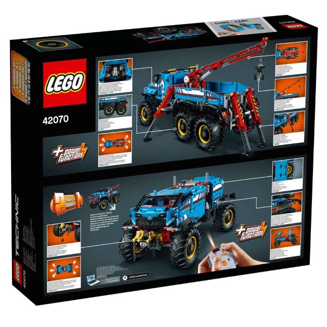 Lego set Technic 6x6 all terrain tow truck LE42070-9