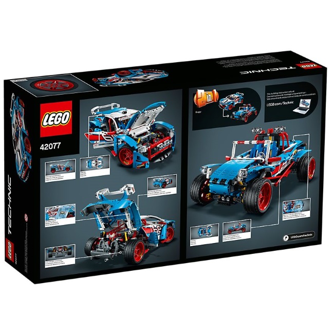 Lego set Technic rally car LE42077-9