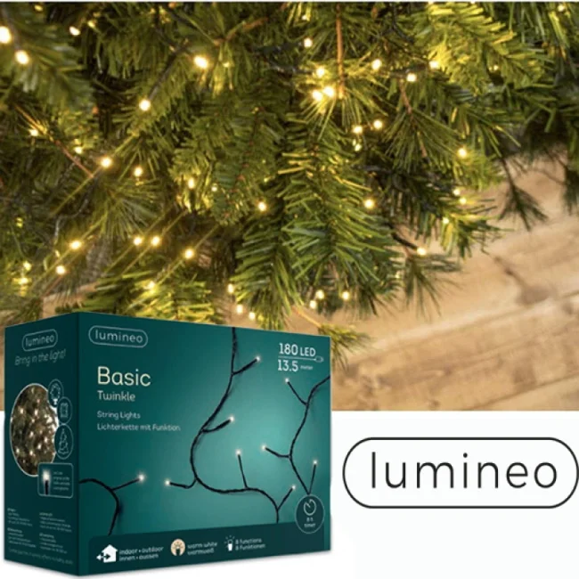 Lumineo Basic novogodišnja rasveta za jelku 180L topla bela Lumineo Basic novogodišnja rasveta za jelku 180L topla bela