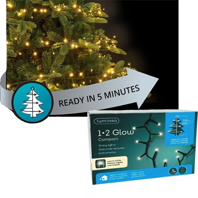 Lumineo Compact novogodišnje stepenaste LED lampice 5 nivoa 400 LED toplo bele Lumineo Compact novogodišnje stepenaste LED lampice 5 nivoa 400 LED toplo bele