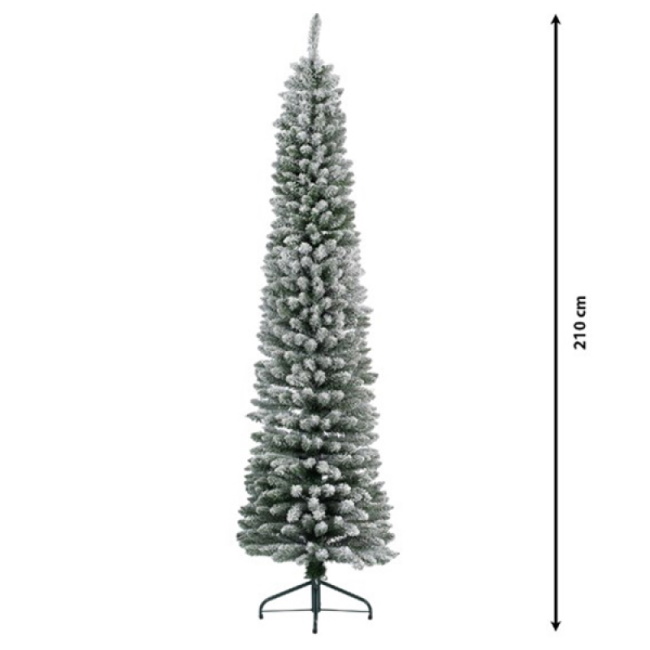 Novogodišnja jelka Pencil pine snowy 180cm Everlands 68.4021-5