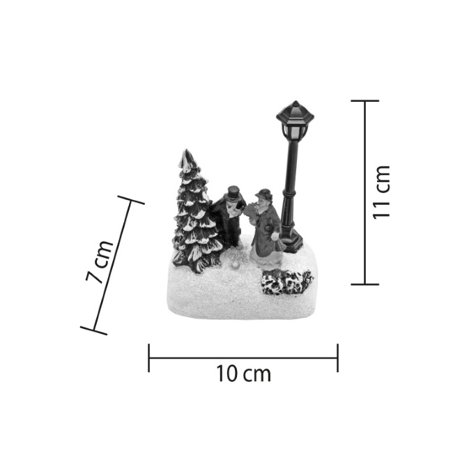 Novogodišnja svetleća LED diorama DRM2-3