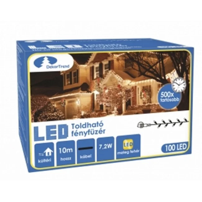 LED svetleći niz od 50 komada sijalica KDK 003 (hladno bela boja) LED svetleći niz od 50 komada sijalica KDK 003 (hladno bela boja)