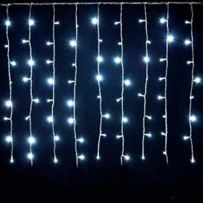 LED svetleća zavesa od 220 komada sijalica KDB 001 (hladno bela boja)-1
