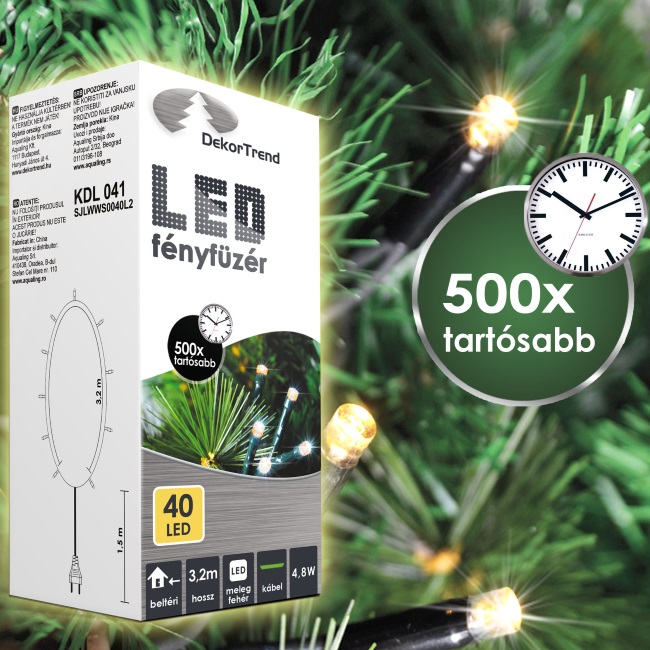 LED svetleći niz 40kom KDL 042 (hladno bela boja)-1