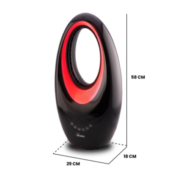 Ardes keramička grejalica sa ventilatorom LED svetlom i tajmerom AR4BL1-6