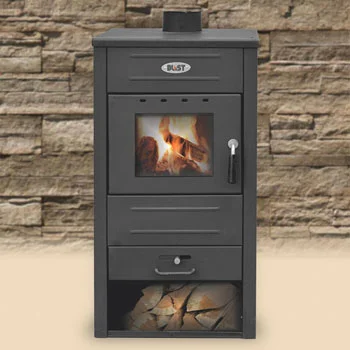 Peć na čvrsto gorivo sa kotlom 12-14 KW B2 E-1