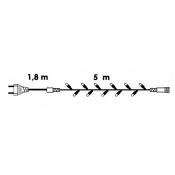 LED svetleći niz od 50 komada sijalica KDK 003 (hladno bela boja)
