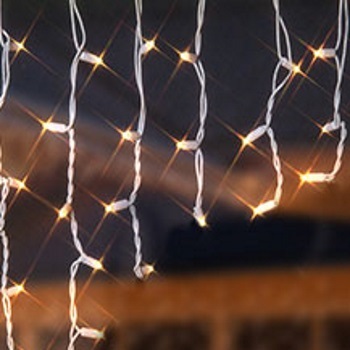LED svetleća zavesa od 220 komada sijalica KDB 002 (toplo bela boja) -1