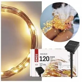 Emos LED Nano sijalice solarne 12M 120LED WW MTG-D3ZW01 Emos LED Nano sijalice solarne 12M 120LED WW MTG-D3ZW01