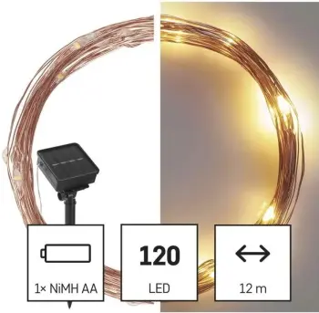Emos LED Nano sijalice solarne 12M 120LED WW MTG-D3ZW01-3 Emos LED Nano sijalice solarne 12M 120LED WW MTG-D3ZW01-3