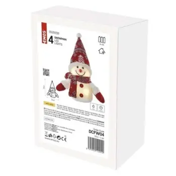 Emos novogodišnji LED Sneško na baterije 25cm MTG-DCFW04-3