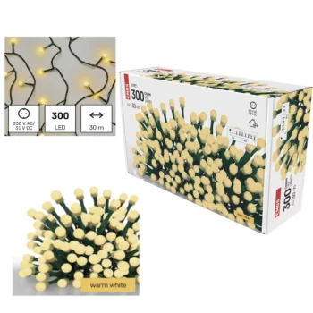 Emos novogodišnje LED lampice trešnja kuglice 30m toplo bele tajmer MTG-D5AW04 Emos novogodišnje LED lampice trešnja kuglice 30m toplo bele tajmer MTG-D5AW04
