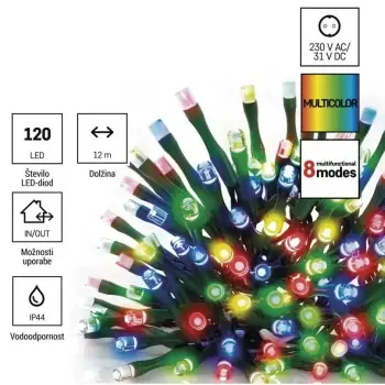 Emos novogodišnji lanac Classic 120 LED 12M MTG-D4AM23-1 Emos novogodišnji lanac Classic 120 LED 12M MTG-D4AM23-1
